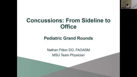 Thumbnail for Concussions: From Sideline to Office