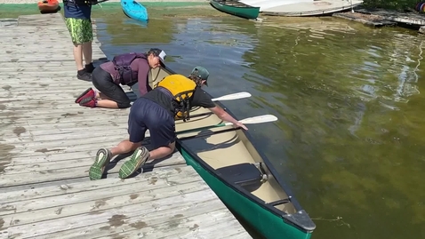 Thumbnail for canoe launch from a dock