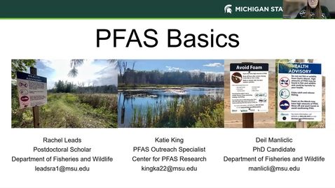 Thumbnail for PFAS Basics Webinar