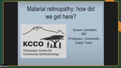 Thumbnail for 3.01 - Dr. Susuan Lewallen - Malarial Retinopathy: How Did We Get Here?