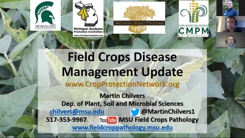 Thumbnail for Field Crops Webinar Series 3-25-19 - Tar Spot in Corn &amp; Other Emerging Diseases