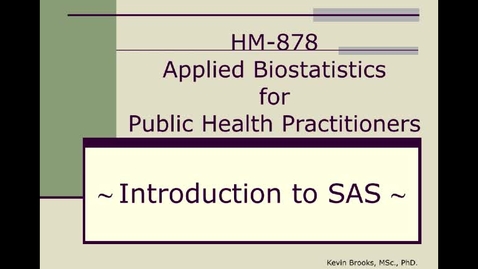 Thumbnail for HM878_IntroductionSAS