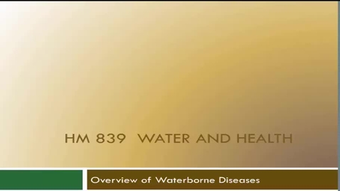 Thumbnail for HM839WateborneDiseases