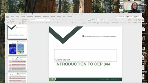 Thumbnail for Introduction to CEP 844