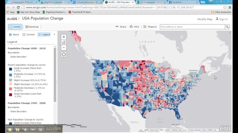 Thumbnail for Great Plains and Rocky Mountains Region: Population Change Video