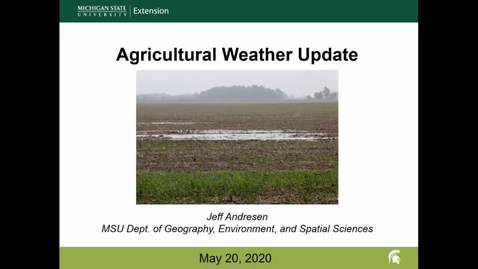Thumbnail for Agricultural weather forecast for May 20, 2020