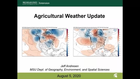 Thumbnail for Agricultural weather forecast for August 5, 2020