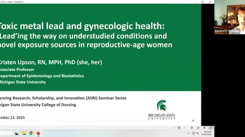 Thumbnail for Dr. Kristen Upson 12/12/2025