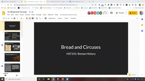 Thumbnail for Lecture 13.1 Bread &amp; Circuses