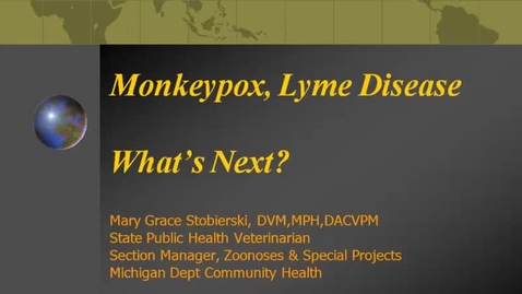 Thumbnail for VM_544-09092010-Lyme-Disease-Stobierski