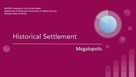 Thumbnail for GEO330: Historical Settlement: Megalopolis