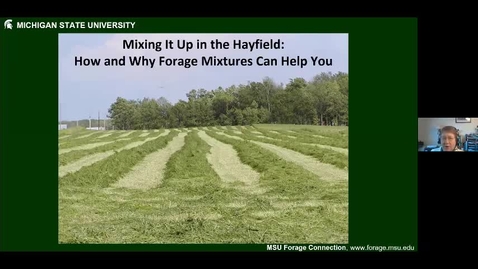 Thumbnail for Mixing it up in your hayfield  Dr. Kim Cassida Jan 15 2021