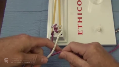 Thumbnail for One Handed Tie LH suture