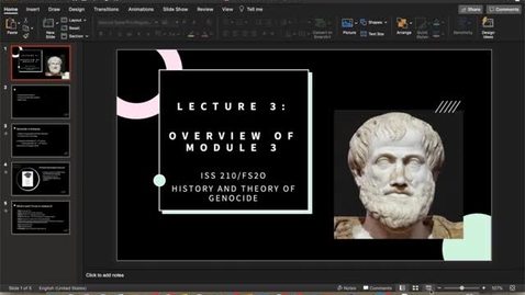 Thumbnail for Lecture 3  - Overview of Module 3