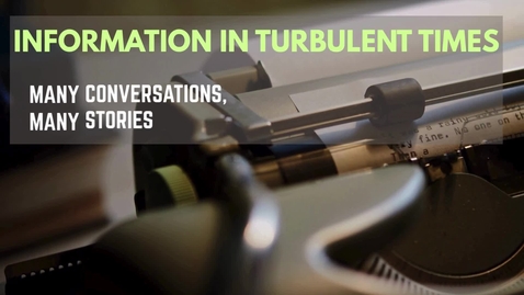 Thumbnail for Introduction - Information in Turbulent Times Podcast