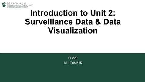 Thumbnail for PH829 Unit 2 - Introduction
