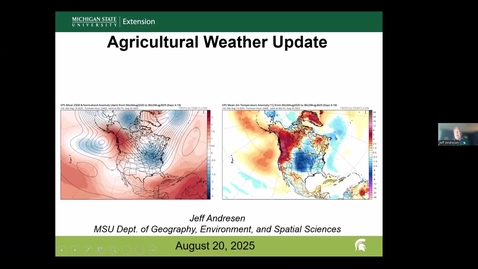 Thumbnail for Agricultural Weather Update - August 20, 2025