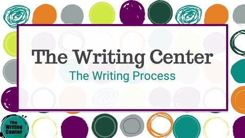 Thumbnail for !21SS_ASYNCHRONOUS_Writing Process Workshop