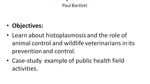 Thumbnail for VM_544-11172010-Histoplasmosis-Bartlett