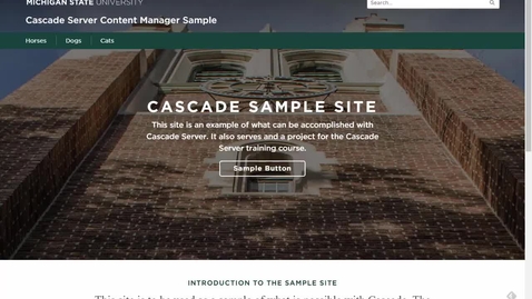 Thumbnail for Review the Sample site