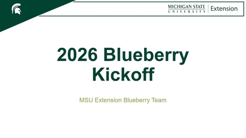 Thumbnail for Blueberry Spring Kickoff 2026