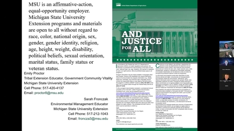 Thumbnail for Tribal SARE Food Sovereignty Mini-grants webinar