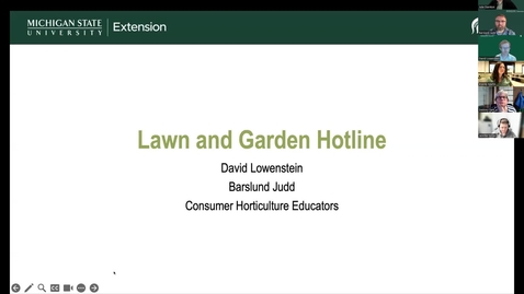 Thumbnail for MSUE Support Staff Training Series:  Hotlines - Lawn &amp; Garden and Food Safety