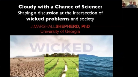 Thumbnail for 2024 Rachel Carson Distinguished Lecture by J. Marshall Shepard