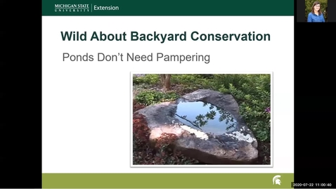 Thumbnail for Wild About Backyard Conservation: Ponds Don't Need Pampering