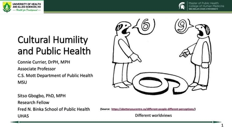 Thumbnail for Cultural humility &amp; PH practice - COIL Project