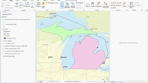 Thumbnail for ArcGIS Pro Tutorial: Making a New Shapefile with Select Functions