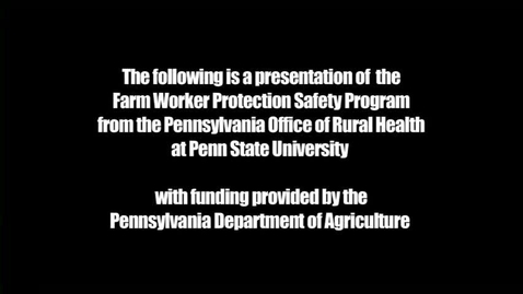 Thumbnail for Safety in the Greenhouse: Understanding and Applying the Worker Protection Standard