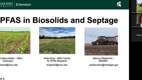 Thumbnail for PFAS in Biosolids and Septage 2026