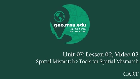 Thumbnail for CART, Video Lecture: Unit 07, Lesson 02, Video 02