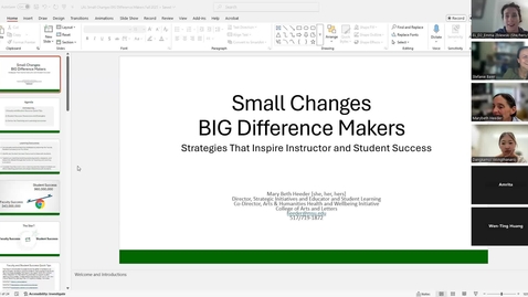 Thumbnail for Small Changes, BIG Difference Makers: Strategies That Inspire Instructor and Student Success_9.17.25
