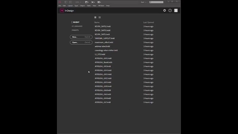 Thumbnail for EBM InDesign Basics pt1 new doc HDQ