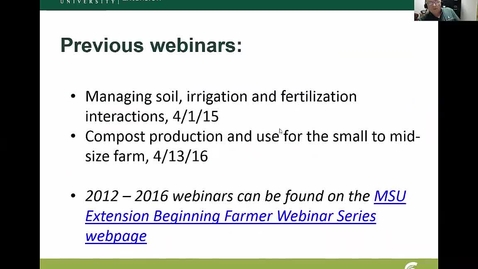 Thumbnail for Crop nutrient management   April 3, 2017