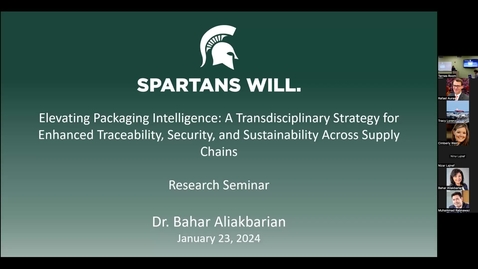 Thumbnail for Dr.  Bahar ALIAKBARIAN - Research Seminar 
