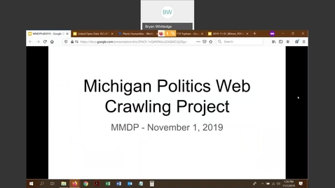Thumbnail for Michigan Politics Webcrawling Project - Ed Busch &amp; Julia Ezzo (Michigan State University)