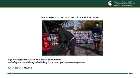 Thumbnail for HM 837 Module 2 Water Poverty