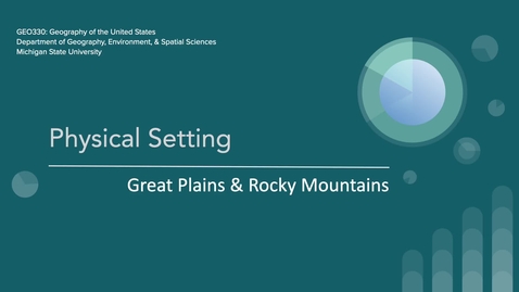 Thumbnail for GEO330: Physical Setting: Great Plains &amp; Rocky Mountains