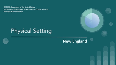 Thumbnail for GEO330: Physical Setting: New England