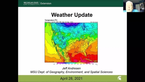 Thumbnail for Agricultural weather forecast for April 28, 2021