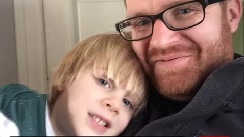 Thumbnail for Gibson and daddy talk about going to the library