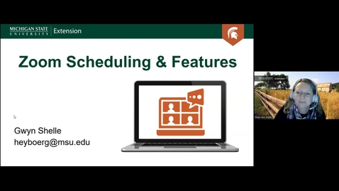 Thumbnail for Support Staff Training Series: Zoom Scheduling and features with Gwyn Shelle