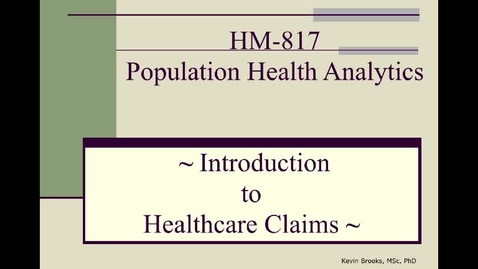 Thumbnail for HM817 Intro-To-Claims