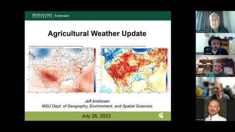Thumbnail for Agricultural Weather Update - July 26, 2023