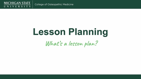 Thumbnail for Lesson Planning: What's a Lesson Plan?