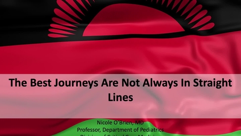 Thumbnail for 5.02 - Dr. Nicole O'Brien - The Best Journeys Are Not Always In Straight Lines (no audio, slides only)