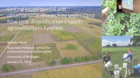 Thumbnail for 2026 Spring Seminar Series - Jennifer Blesh 